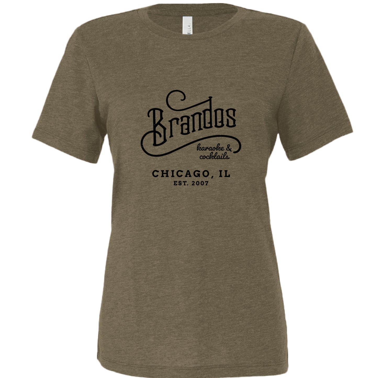 OLIVE TRIBLEND - FRONT